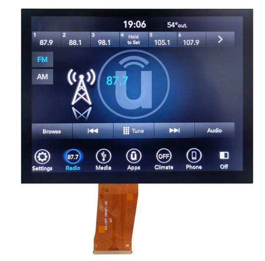 New 8.4" inch LA084X01-SL03 LCD screen display panel for LG LA084X01(SL)(03) Uconnect 4C UAQ 17-20 1 year warranty