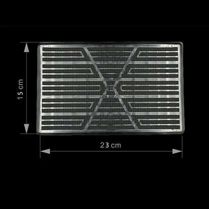 Car Carpet Plate Floor Pad Heel Foot Mats Pedal Patch PVC Waterproof Auto Anti-skid Pad Universal Interior Parts
