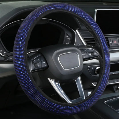 Crystal Car Steering Wheel Cover Bling Diamond Car Steering Wheel Cover RhinestonesAuto Interior Decoration Accessories