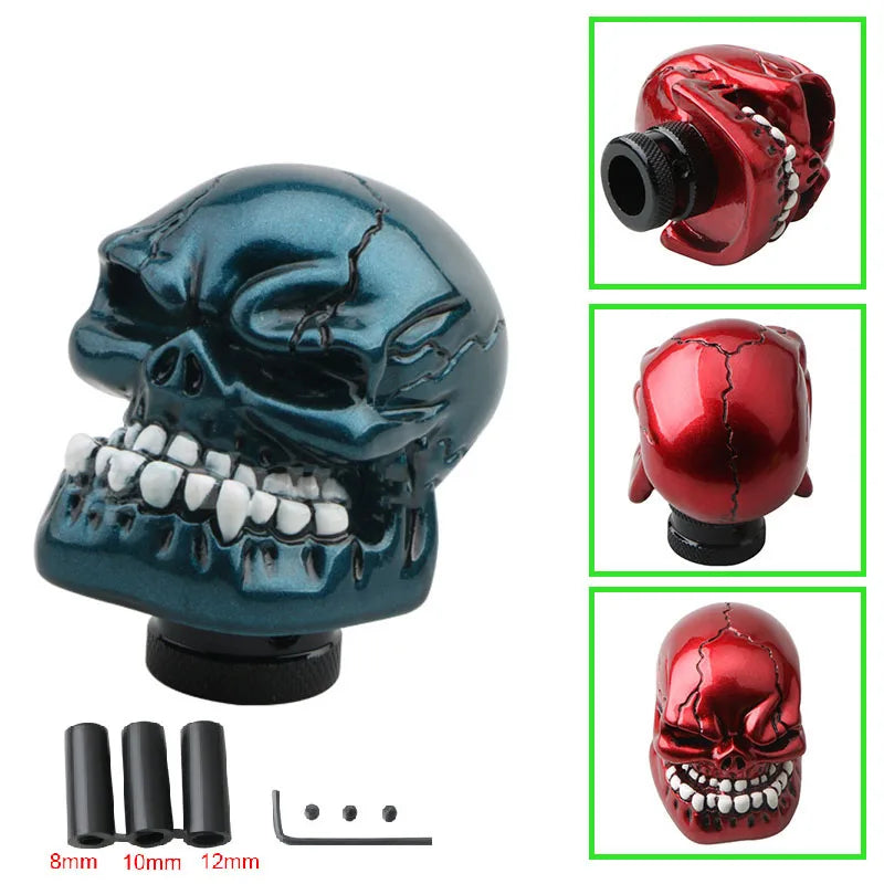 LED Lamp Shift Knob Skeleton Personalized Modification Sports Rod Gear Rod Universal Manual Head Rod Automotive Parts
