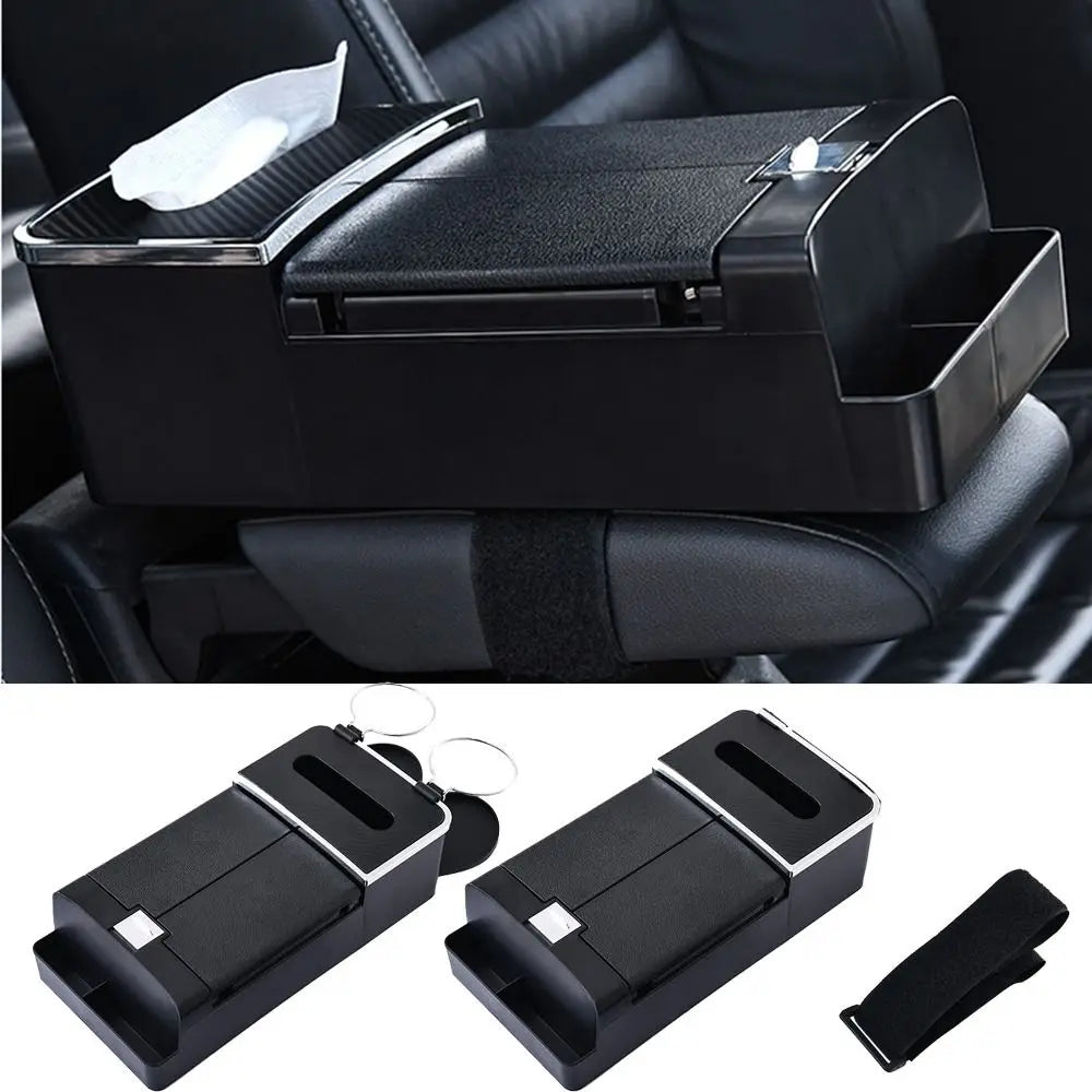 Universal Car Armrest Storage Box Comfortable Center Console Armrest Cushion Non-slip Car Elbow Support Pad