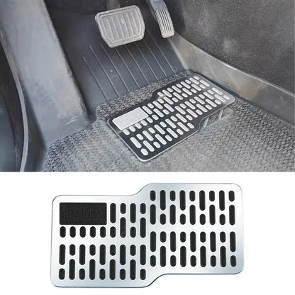 Stainless steel car wear-resistant pedals, thickened foot pedals, driver's cab metal foot pads for anti slip protection tool