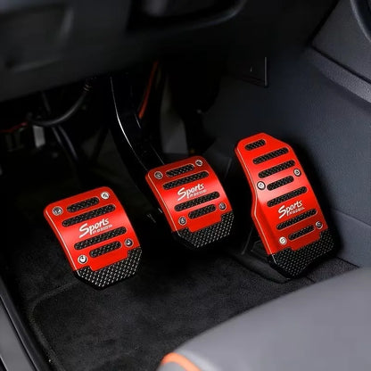 3 Pcs Manual Anti-Slip Car Pedals - Ergonomically Designed, Durable, Suitable For Throttle, Brake, Clutch Pedal  Car Accessories