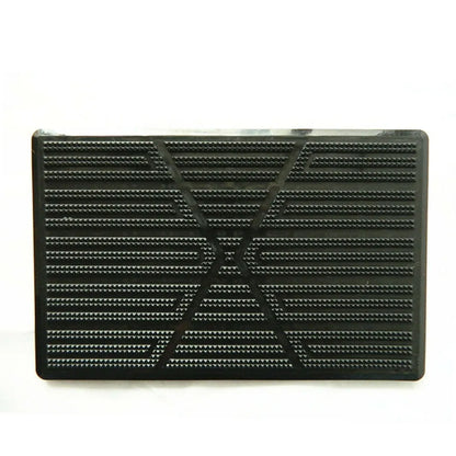 Car Carpet Plate Floor Pad Heel Foot Mat Pedal Patch Black PVC Waterproof Auto Anti-skid Pad Universal Interior Accessories