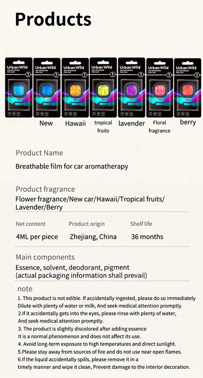 Kit 4 Aromatizantes Automotivos – Aromas Variados