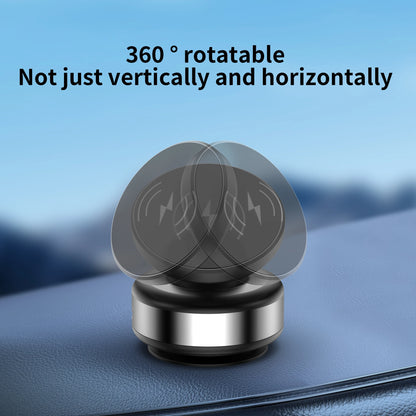 360 degree Rotation Magnetic Vacuum Car Phone Holder For Magsafe IPhone Suction Cup Navigation Stand Bracket Car Phone Holder