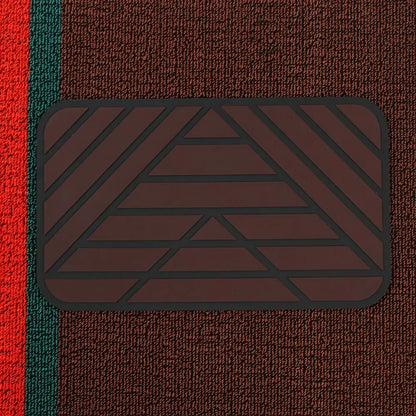 Car Main Driver Heel Pad Auto Brake Foot Pedal Floor Mat Anti-slip Wear-resistant PVC Footrest Plate Heel Pad For Car Driving