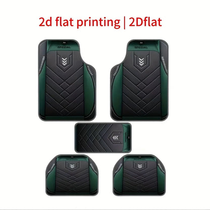 5pcs Car Floor Mats - Anti Dirty and Wear-Resistant Floor Mat, Fit for Most Vehicles, Durable Polyester, Fits for Home & Car Use