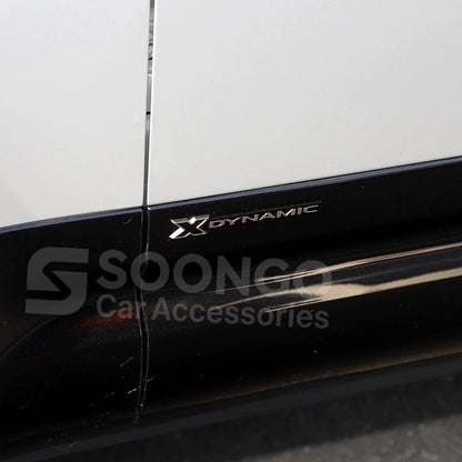 For Land Rover Defender 90 110 130 2020-2026 X-DYNAMIC Car Front Grille Emblem Side Badge Logo Decorative Strip Modified Sticker