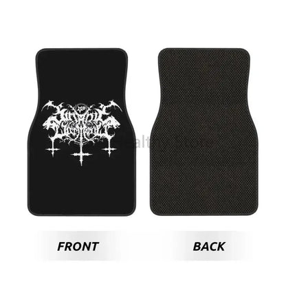 Gothic Car Floor Mats Non-Slip Carpets Rugs Auto Mat Accessories Decor Front & Rear Car Foot Mats Set of 4 Pieces