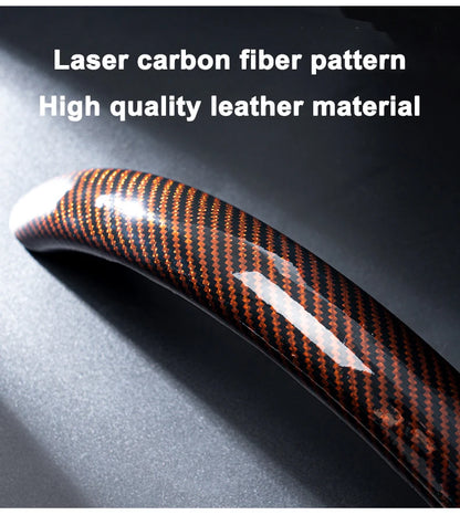 Steering Wheel Cover Anti Slip Leather Steering For Hyundai I30 Ix35 Santa Fe Sport IX45 EQUUS X25 I35 I10 I30 Solaris Tucson