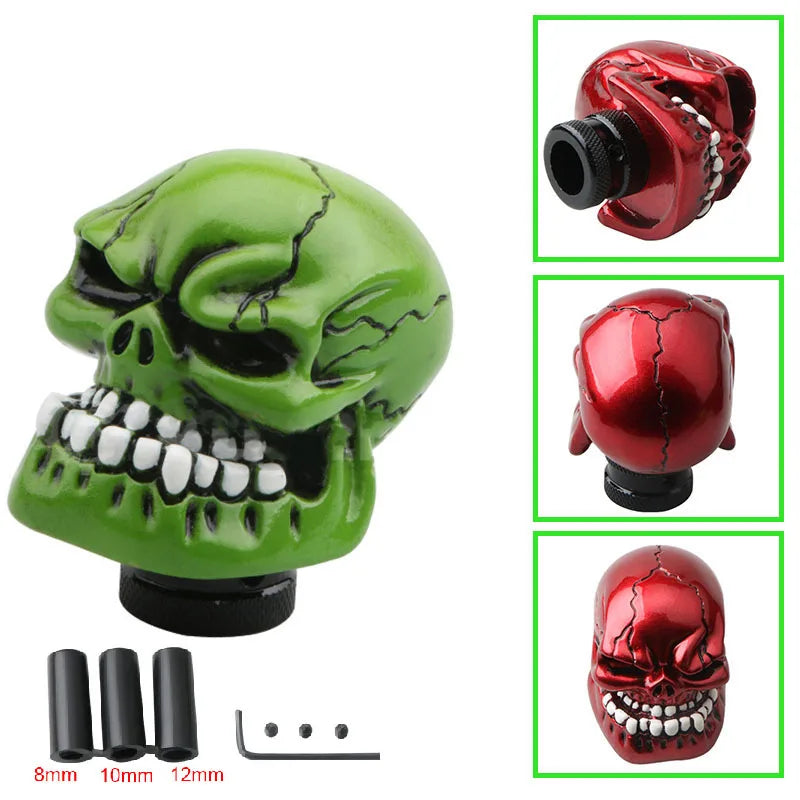 LED Lamp Shift Knob Skeleton Personalized Modification Sports Rod Gear Rod Universal Manual Head Rod Automotive Parts