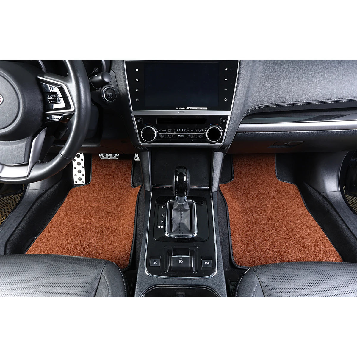 Universal Car Floor Mat Front & Rear Automotive Carpet Floor Mats for Auto SUV Sedans Vans Accessories Dirt and Wear-resistant