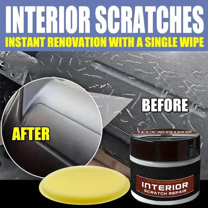 100g Car Scratch Remove Car Interior Restorer UV Protection Dashboard Scratch Repair Kit Vehicle Restorer Car Part Refurbish Wax