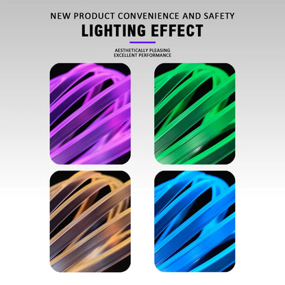 LED Ambient Light Car Interior Strip Light RGB Auto Environment Light APP Control Car Center Console Decoration Accessories