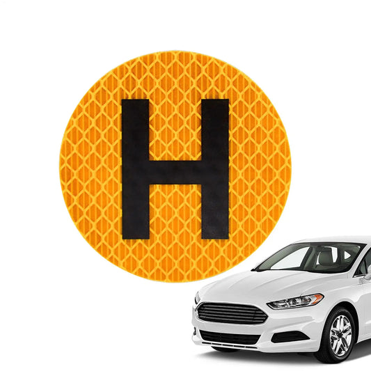 Automotive Emblem Decals Magnetic Car Stickers With H Sign 6cm Vehicle Historical Badge For Windscreen Door Window