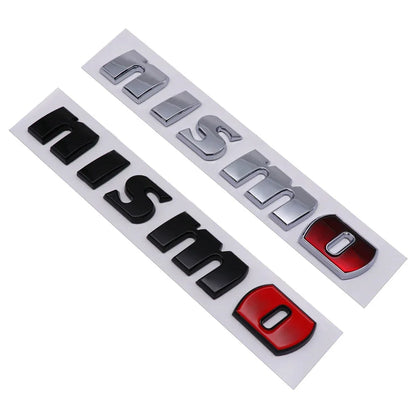 ABS Car Body Emblem Trunk Badge Sticker Decoration for Nissan Nismo Sylphy Altima Sentra X-trail Juke Livina Sunny Navara