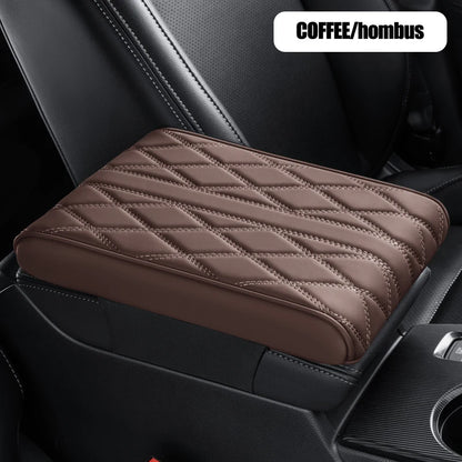 Car Strip Armrest Cushion Mat Auto Center Console Pad Memory Foam Armrest Box Hand Rest Pillow Universal Fit for Most Vehicles