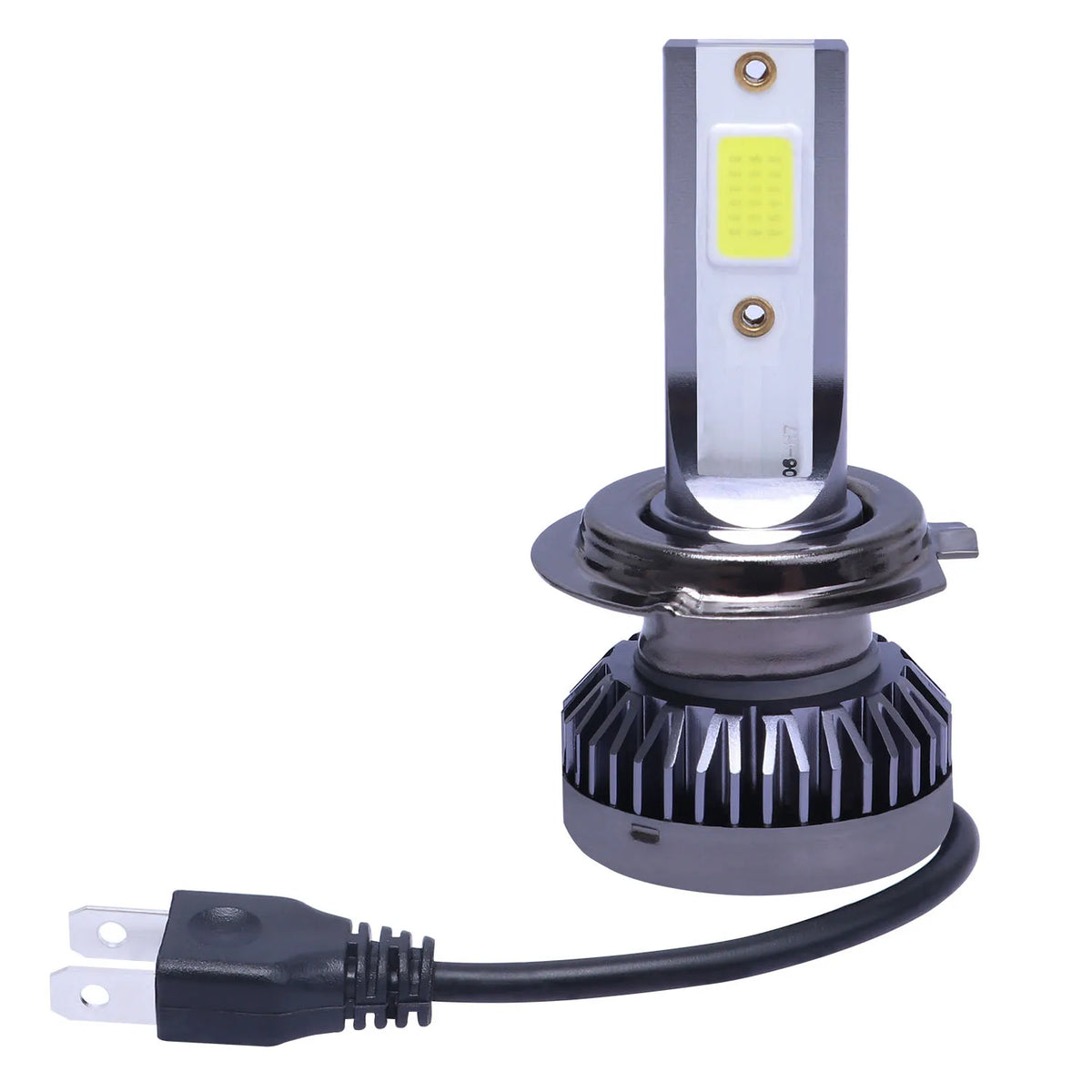 Kit Lâmpada LED H7 2 Peças 80W 12000LM 6000K - Mini para Farol