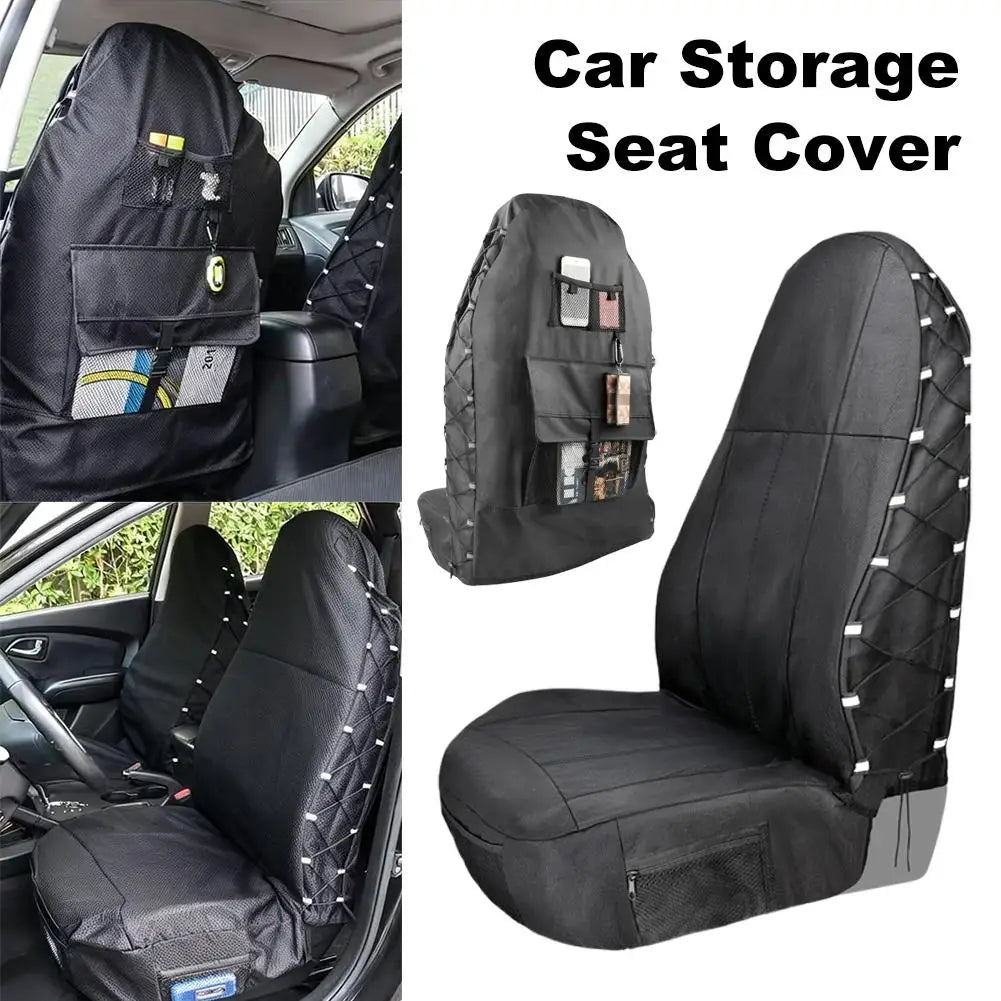 Car Seat Cover Universal Car Seat Storage Cover Oxford Cloth Dustproof Polyester Car Seat Cover Car Storage Seat Cover