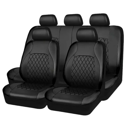 Universal Car Seat Covers PU Black Fashions Sports Seat Covers PU Car Seat Cover Universal Interior Accessories