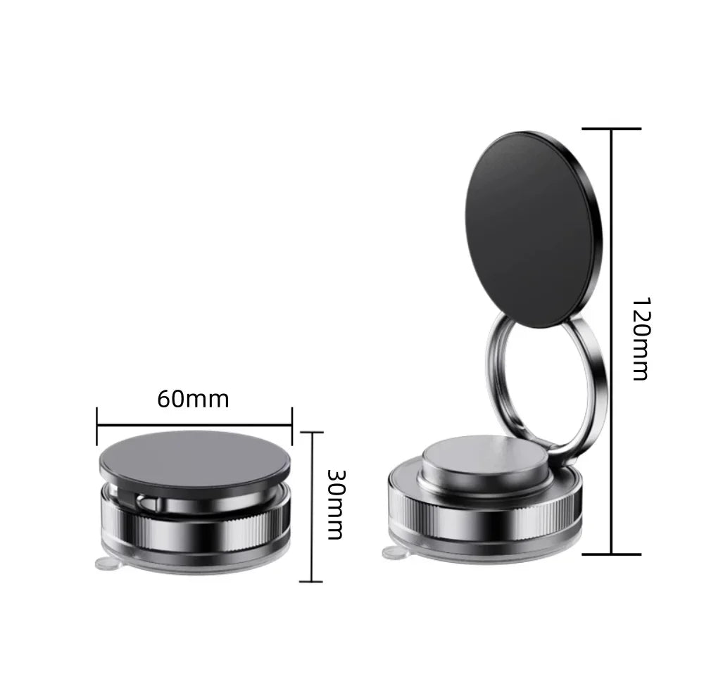 Magnetic Phone Holder for Car 360° Rotatable Foldable & Adjustable Magnetic Car Mount ,Suction Cup Phone Holder for Car/Mirror