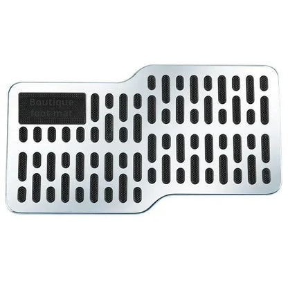 Stainless steel car wear-resistant pedals, thickened foot pedals, driver's cab metal foot pads for anti slip protection tool