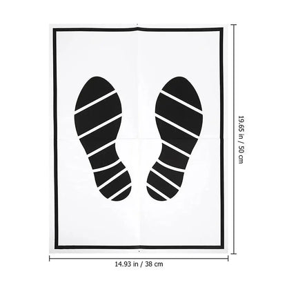 High Quality Disposable Car Floor Mats 100 50 25Pcs Waterproof Anti Slip Paper Vehicle Protection Interior Car Accessories