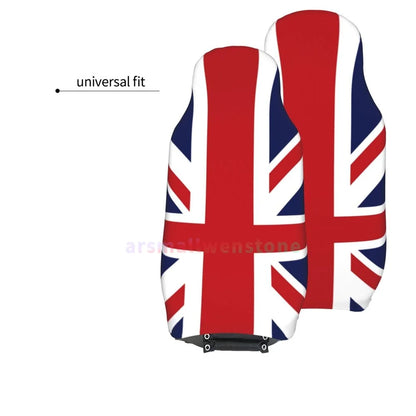 United Kingdom Flag Car Seat Cover 2PCS Front Car Seat Cover Seat Anti Fouling Protective Cover Cute Car Accessories