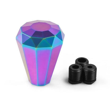 Universal Racing Diamond Shape Shift Knob Car Aluminum Manual Gear Stick Shift Knob Lever Shifter Racing Shift Knob