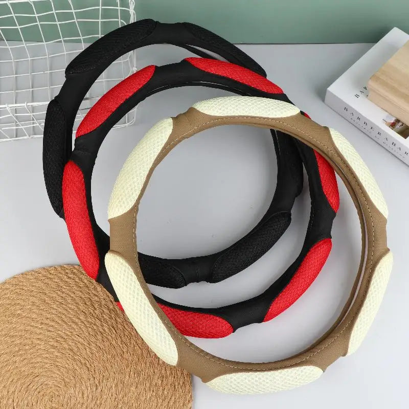 Steering Wheel Cover Suitable For 38cm Diameter Car Accessories Interior Steering Wheel Protective Decoration Universal