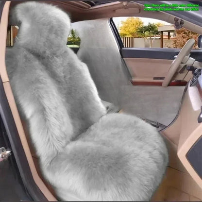 Winter plush car seat cover general purpose long wool fur car seat cover car seat protection cushion car parts seat cushion