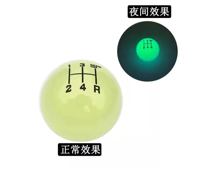 Shine shift knob round with gear manual gear shift lever gear head fun cool car modification accessories beautiful interesting