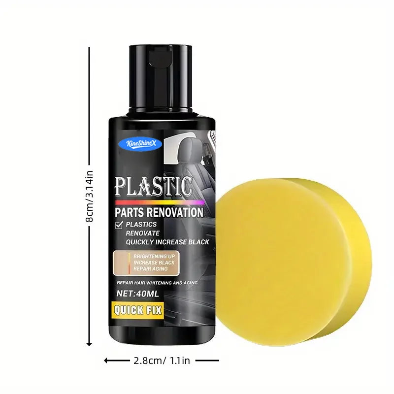 Cross Border Special Black Coating Car Interior Renovation Wax - Car Bumper and Dashboard Wax - Seat Gloss
