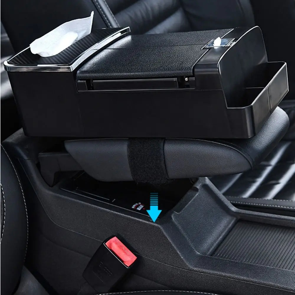 Universal Car Armrest Storage Box Comfortable Center Console Armrest Cushion Non-slip Car Elbow Support Pad