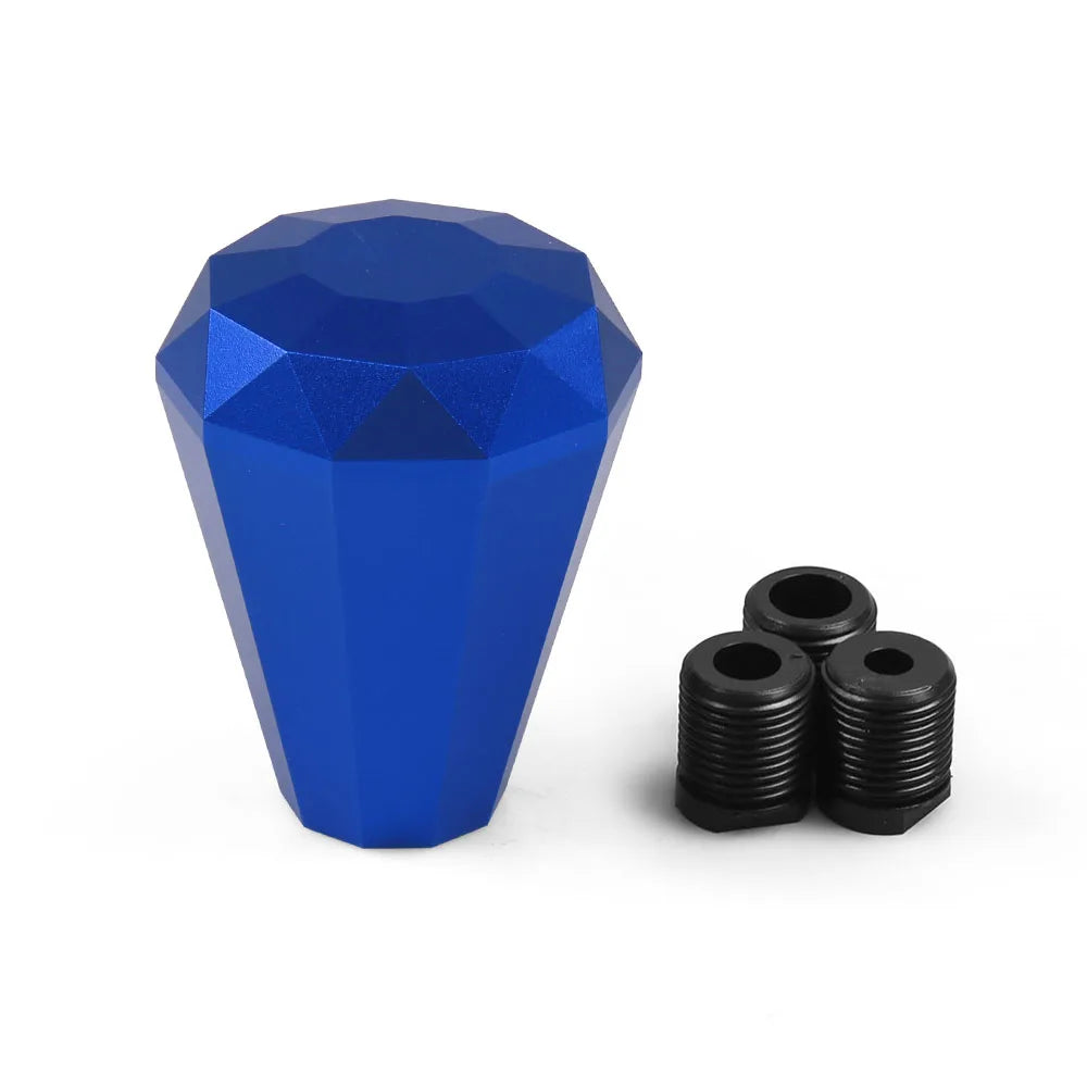Universal Racing Diamond Shape Shift Knob Car Aluminum Manual Gear Stick Shift Knob Lever Shifter Racing Shift Knob