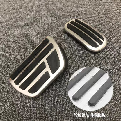 Pedal Pads for Land Cruiser LC300 Prado LC250  GX550 Refit Pedal Cover Gas Accelerator Brake Footrest Clutch Thrott