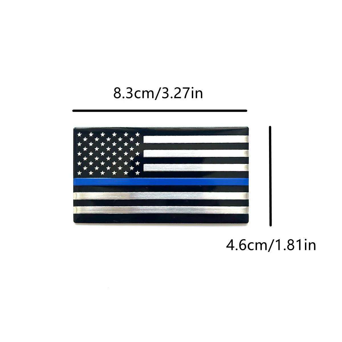 2pcs USA Emblems National flagCar Sticker Car Trunk Metal Emblem Badge Decal Sticker For Cars Motorcycles Bikes
