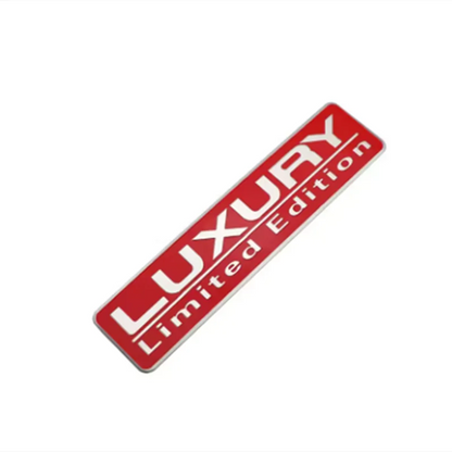 Car Chrome Luxury Limited Edition Metal Sticker Car Body Trunk Emblem Badge Stickers Decals Universal Auto Exterior Sticker