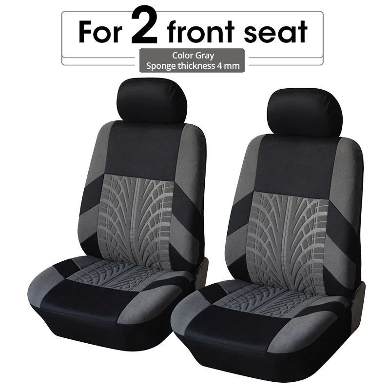 2Pieces Front Car Seat Cover Universal Auto Seat Protector
