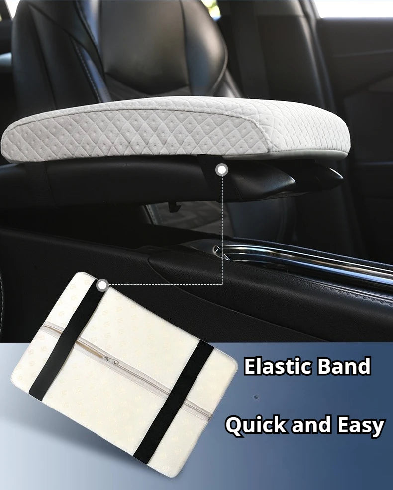 1pc Comfortable and Breathable Car Center Console Cover Car Armrest  Cushion Universal Armrest Cushion  Universal Fit